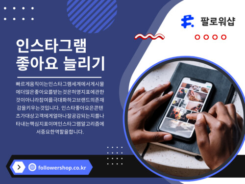 인스타그램 좋아요 늘리기
