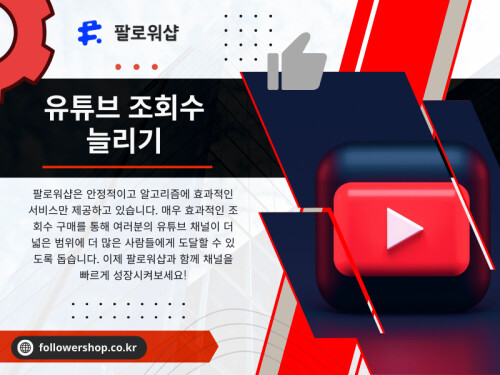 유튜브 조회수 늘리기