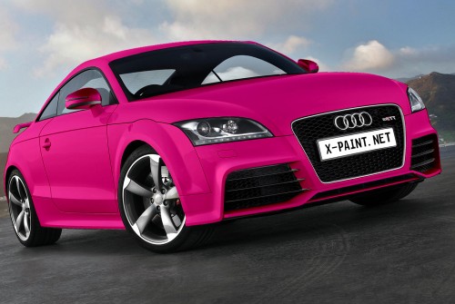 Audi tt rs 2010 magic pink