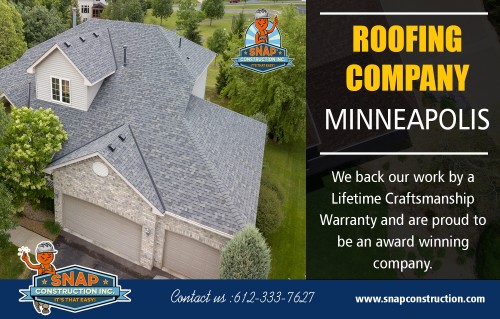 Choose Minneapolis Window in Replacement To Maximize Efficiency at  at https://www.snapconstruction.com/

Service:
roofing company minneapolis mn
roofing company minneapolis

For more information about our services, click below links:
https://www.snapconstruction.com/affordable-window-replacement-mn/
https://www.snapconstruction.com/best-window-glass-replacement-minneapolis/
https://www.snapconstruction.com/top-replacement-windows-minneapolis-mn/

It is beneficial to hire a Roofing Company in Minneapolis MN who would include removal of the old roof in the cost estimate along with the installation of the new one. However, in some cases, it might not be required to remove the old roof to install the new one. Roofing contractor should be able to help you out. All you need to do is search for roofing contractors online so that you can get the best value for your money without wondering if the contractor will suddenly run away with it and leave you roof-less.

CONTACT US
Company Headquarters 
8200 Humboldt Avenue South #120, Minneapolis, MN 55431
Call:  612-333-7627
Colorado Branch
6105 S. Main Street #200 Aurora, CO 80016
Call: 720-594-7627
Mail: contact@snapconstruction.com

Find here: 
https://goo.gl/maps/CebG9PSDFwM2

Social:
https://plus.google.com/u/0/113169440235417072589
https://twitter.com/SnapMnRoofing
https://www.facebook.com/Roof-Replacement-Contractor-Edina-MN-116186509089355/
https://www.instagram.com/roofingcompanies/
https://www.pinterest.com/RoofingMn
https://plus.google.com/u/0/113169440235417072589
https://www.youtube.com/channel/UChJ5w27Y3PYmYPt1PxjqcOw