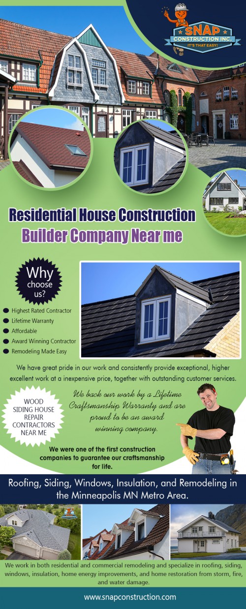 Selecting the best Residential House Construction Builder Company Near Minneapolis At https://www.snapconstruction.com/residential-construction/

Find US: https://goo.gl/maps/G8AmdL88hAQ2

There are also step by step guides teaching homeowners how to measure and estimate their roofs before they hire Residential House Construction Builder Company Near Minneapolis to re-roof their home. Knowledge is power, so put yourself in a position of power and discover the benefits that modern metal roofs can offer to a homeowner like yourself! It is essential to hire a roofing contractor that is local. Chances are you will receive a higher level of service if the roofing company is located near your home or has an office near your residence. 

Contect Details:

Company Headquarters
Snap Construction®
8200 Humboldt Avenue South #120
Minneapolis, MN 55431

Colorado Branch
Snap Construction®
6105 S. Main Street #200
Aurora, CO 80016

Hours:
Monday – Friday 8:00 AM – 8:00 PM
Saturday – 8:00 AM – 5:00 PM

Social---

https://generalblog.oss-ap-south-1.aliyuncs.com/Home-Improvement/Roofing-Company-Minneapolis-MN.html
https://generalblog.nyc3.digitaloceanspaces.com/Home-Improvement/Window-glass-replacement-minneapolis.html
https://storage.googleapis.com/generalcategory/Home-Improvement/Roofing-Minneapolis-MN.html
https://profiles.wordpress.org/roofingcompanies/
https://www.youtube.com/watch?v=ZGt4_GIIaKA
https://www.pinterest.com/mnroofing
https://www.youtube.com/channel/UChJ5w27Y3PYmYPt1PxjqcOw