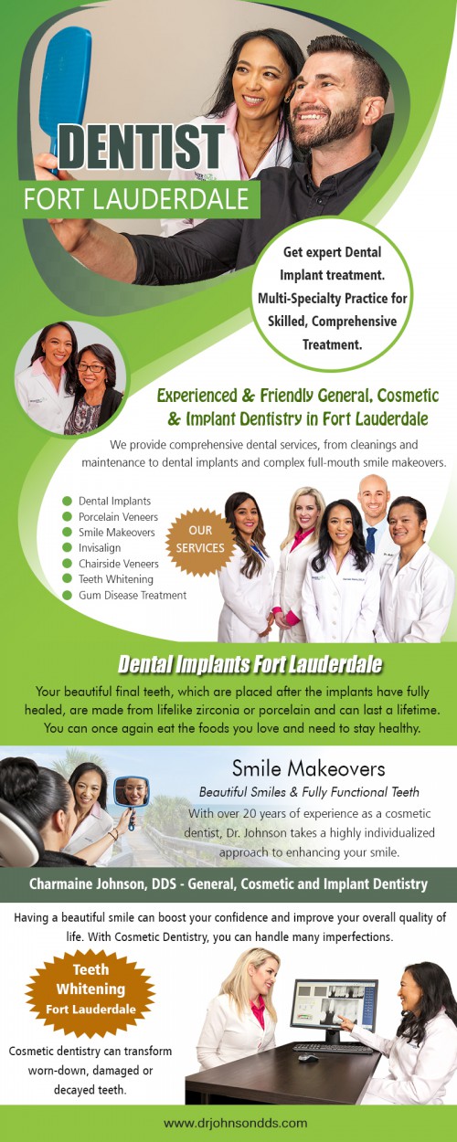 Dental clinic dentist to solve your dental emergency at https://drjohnsondds.com/special-offers/

Fined here: https://goo.gl/maps/5MULxavaUpL2

Service:
dentist fort lauderdale
dentist near me fort lauderdale	
dental clinic
dental implants fort lauderdale

Naturally, the dental clinic needs to have the necessary amenities. It needs to be clean and sanitary, not just the working area, but also the waiting room and other areas. Staff and other employees at the clinic can mean the difference between a good clinic and one that doesn't have a good team. Not all staff treat patients in the same way. Make sure the dental clinic you choose has a team that is also highly skilled and extremely knowledgeable. Never decide on the dental clinic you go to lightly. Check out dentist services that offer you best deals on your next dental check-ups.
 
Social:
https://snapguide.com/dental-implants-fort-lauderdale/
https://padlet.com/dentistfortlaudrdle
http://www.facecool.com/profile/dentistnearmefortlauderdale
https://followus.com/dentistnearmefortlauderdale
https://enetget.com/dentistnearmefortlauderdale

Contact us:
Premier Smile Center
2717 E Oakland Park Blvd #100, Fort Lauderdale, FL 33306
Phone Number:	(954) 504 9262
Email Address :	prpremiersmilecenter@gmail.com
Hours of Operation:	Mon 9-6/Tue 9-6/ wed 11-7pm /thurs 9-5 /fri 9-2 sat&sun closed