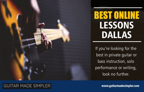 Best Online Guitar Lessons — Grownups Learn Guitar Fast AT http://www.guitarmadesimpler.com/

There is actually a very simple formula for finding the Best Online Guitar Lessons to suit our musical and financial needs. There are free guitar lessons available online to suit any genre, and you need to examine them to be sure they fulfill the major requirements of the beginner guitar player. Your guitar lessons should be aimed at beginner guitarists with attention paid to basics like tuning and learning the structure of chords. They should start you off playing songs using easy guitar tabs.
Social : 
https://kinja.com/guitarlessonsdallas
https://itsmyurls.com/guitarteacher
https://medium.com/@lessonsmckinney

Deals us : 
Guitar Lessons Dallas
Guitar Classes Frisco
Best Online Guitar Lessons
Dallas Guitar Instruction
Guitar Lessons Mckinney