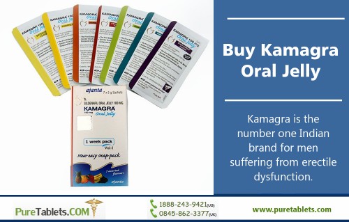 Buy Kamagra Oral Jelly USA & UK therapy for erectile dysfunction at https://www.puretablets.com/ 

Visit : https://www.puretablets.com/kamagra-oral-jelly 

You should only use Kamagra as prescribed. If Kamagra is not taken as prescribed, it is possible that you may experience side effects such as a headache, visual disturbances, dizziness, and other adverse bodily effects associated with an overdose. Kamagra Oral Jelly USA & UK is critical to store Kamagra away from the reach of children since the smell and type of jelly can lead to children wanting to eat this medicine.

Deals In : 

Fildena 100
Fildena 50 
Super P-Force pills 
Super P-Force tablets 
Kamagra Oral Jelly 
Kamagra 100mg oral jelly 

Email : Info@PureTablets.COM 
Phone : 1888-243-9421(US) 
 0845-862-3377(UK) 

Social Links : 

https://plus.google.com/u/0/105113957304564965598 
http://www.alternion.com/users/SuperPForcepill/ 
https://profiles.wordpress.org/fildenausa 
https://kinja.com/kamagrajelly 
https://puretablets.contently.com/