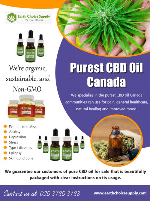 Pure cbd oil for sale in vancouver canada get an instant pain relief at https://earthchoicesupply.com/blogs/blogs/cbd-edibles-canada

Our Services :

best cbd edibles vancouver canada
cbd edibles vancouver canada 
cbd edibles online vancouver canada

Pure cbd oil for sale in Vancouver Canada, cbd oil can handle your anxiety. Researchers think that it might alter the way that your brain's rhythms respond to serotonin, a chemical associated with psychological wellness. Receptors are small proteins attached to some own cells which receive chemical messages and also assist your cells to respond to various stimuli.

Address: 250 Yonge Street, Suite 2201, Toronto M5B2L7 , Canada

Social Links : 

https://generalblog.oss-ap-south-1.aliyuncs.com/Health-Fitness/best-cbd-oil-for-pain.html
https://storage.googleapis.com/generalcategory/Health-Fitness/best-cbd-oil-for-pain.html
http://earthchoicesupply.noads.biz/
http://earthchoicesupply.ezyro.com/