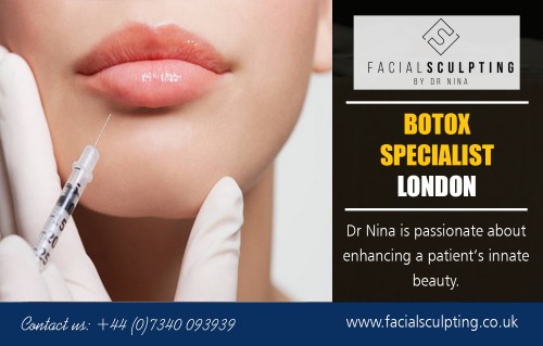 Botox specialist in London for cosmetic and medical non-surgical treatments at https://www.facialsculpting.co.uk

Find Us : https://goo.gl/maps/CJDb9dJTYUs

Dental Clinic : 

Botox London
Botox Near Me
Botox In London
Bbotox Specialist London

Botox is not just seen as a potential anti-aging procedure though, with many people using Botox to combat issues they have with profuse sweating. This can counter the problems of over-sweating and embarrassing wet patches and works in the same way as a standard procedure does on the facial muscles but instead under the armpits or even the soles of the feet. Hire Botox specialist in London for cosmetic and medical non-surgical treatments. 


Address : The Courtyard 250 Kings Road London SW3 5UE United Kingdom

Business Primary Phone Number:	+44 07340093939

Primary Email Address :  info@facialsculpting.co.uk

Social Links : 

https://twitter.com/drninabal
https://www.facebook.com/drninafacialsculpting/
https://www.instagram.com/drninafacialsculpting/
https://uk.linkedin.com/in/ninabal
https://goo.gl/maps/CJDb9dJTYUs