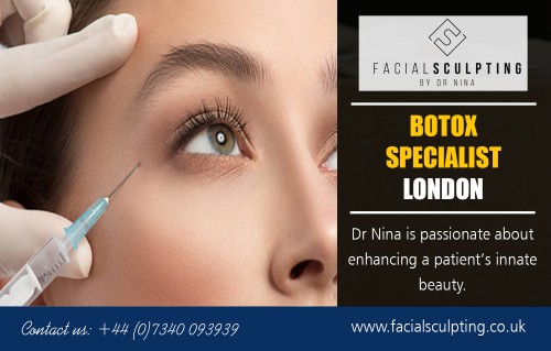 Remove lines and wrinkles with botox in London services at https://www.facialsculpting.co.uk

Find Us : https://goo.gl/maps/CJDb9dJTYUs

Dental Clinic : 

Botox London
Botox Near Me
Botox In London
Bbotox Specialist London

The wrinkles will stay away for up to six months, after which the muscles gradually come back to life. After follow-up treatments, many patients report even better results because the muscles start getting used to be soft and loose. You will experience some bruising for a short while after botox in London treatment.

Address : The Courtyard 250 Kings Road London SW3 5UE United Kingdom

Business Primary Phone Number:	+44 07340093939

Primary Email Address :  info@facialsculpting.co.uk

Social Links : 

https://twitter.com/drninabal
https://www.facebook.com/drninafacialsculpting/
https://www.instagram.com/drninafacialsculpting/
https://uk.linkedin.com/in/ninabal
https://goo.gl/maps/CJDb9dJTYUs