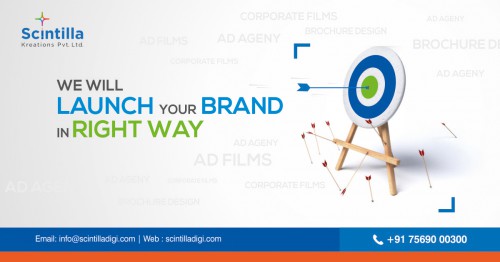 Scintilla Kreations is the best branding agency in Hyderabad, India. We are the most committed ad agency, a trusted digital sensation and the best brand promotion company. 
• We are providing best services Ad filmmaking, brand publicity, brand promotion, bus, and auto advertisement, graphic design services, hoarding advertisement, hoarding design, brochure design, logo design, etc. 
• We are having a strong presence in Ad filmmaking, corporate films, corporate presentation video, documentary films, walkthrough filmmakers, advertising, TV commercial ads, Brand Promotion.
• For more details call us: 9030006330 // reach us: #8-3-993, Plot No.7, Doyen Galaxy, 2nd Floor, Srinagar Colony, Hyderabad, Telangana 500073