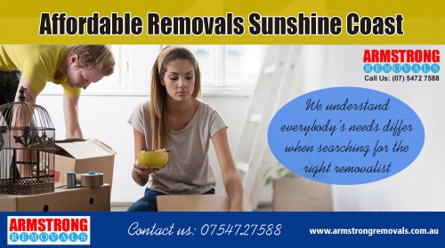 Get affordable price services with Furniture Removal Sunshine Coast at https://armstrongremovals.com.au/

Visit Here : 

https://armstrongremovals.com.au/local-removals/ 

Find Us : https://goo.gl/maps/yi3w9LyBaLN2 

There are many different reasons you may require a removals company. One of them maybe you are moving out of your house or apartment and need someone like Furniture Removal Sunshine Coast to assist in running the household. Or you may be redecorating your home and require removalists to haul away the old furniture. It doesn't take a lot of vehicle capacity to remove old furniture so the removalists may be perfectly adequate for this task. 

Our Services : 

Storage & Packaging 
Interstate Removals 
Local Removals 
Country Removals 
Office Removals 
House Removals 

Email : info@armstrongremovals.com.au 
Phone :  0754727588 | 0412599597

Follow Us : 

https://www.facebook.com/ArmstrongRemovalsSunshineCoast/ 
https://twitter.com/ArmstrongRemove 
https://www.youtube.com/channel/UC4aCxjSzUf6dzPVQXeGL-3Q 
https://plus.google.com/+ArmstrongremovalsAu 
https://www.instagram.com/armstrongremovals/ 
https://www.pinterest.com.au/armstrongremovals/