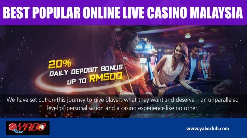 Visiting Best Popular Online Live Casino Malaysia to get more dollar http://yaboclub.com/my/live-casino 

Service us

best popular online live casino malaysia 
popular live casino malaysia
online live casino malaysia
live casino malaysia
malaysia live casino
best live casino malaysia

With the emergence of the online casino, people do not have to fly or drive to a faraway casino to play their favored games. Changing times and new innovations resulted in the growth and popularity of the internet casinos these days. Considering the present scenario, the online casino has developed as the most entertaining and enticing means to check out a number of Best Popular Online Live Casino Malaysia under one roof.

Social

https://www.instagram.com/yaboclubmy/
https://www.goodreads.com/user/show/88134656-sportsbet-malaysia
https://kinja.com/sportsbetmalaysia
http://www.alternion.com/users/sportsbetmalaysia/
https://www.scoop.it/u/sportsbetmalaysia