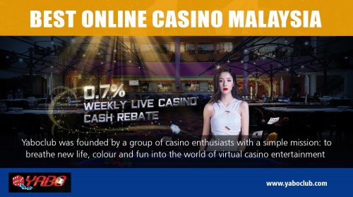 Top Reasons to Play the Best Online Casino Malaysia http://yaboclub.com/my/sportsbook

Service us 

sportsbet football malaysia  
sportsbet malaysia 
bet football malaysia

Casino online lead is separated into diverse segments to formulate it simpler for you to hastily and simply locate the sites that you really fascinated. Whether you are a gambling novice or a casino expert, it is certain that you'll discover this casino channel a priceless source. There are online sites as well that has casino gaming volume that contains casino tickets to keep you cash when you visit them. Bringing you the Best Online Casino Malaysia from world class providers and a high level of trust and unmatched service, we are certain you will enjoy a casino experience like no other.

Social

https://www.youtube.com/channel/UC8ZGyLdhNqwosIpRxaBQhcw/about
https://www.instagram.com/yaboclubmy/
https://snapguide.com/sportsbet-malaysia/
https://padlet.com/sportsbetmalaysia
http://www.facecool.com/profile/sportsbetmalaysia
