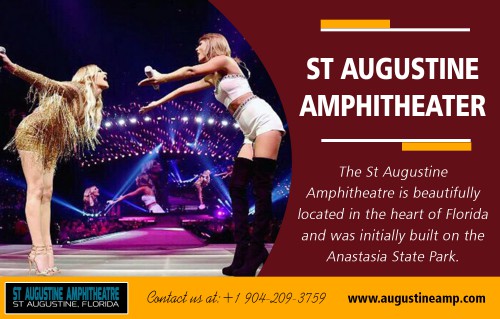 St Augustine Amphitheater Tickets | Call - 904-209-3759 ...