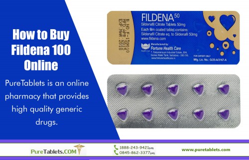 Buying Fildena 50 Without Prescription in USA & UK to cure the problem of erectile dysfunction at https://www.puretablets.com/fildena

Erectile Dysfunction is often treated by oral drugs. Buying Fildena 50 Without Prescription in USA & UK is one such oral formula serving its best in improving sexual performance in men. The ability to perform sexually is a matter of pride and self-esteem for men. When erotic moves are not up to the mark; it means something is going wrong with you; which can has the signal of ruining rest of your life. Impotence is one such condition which has a long lasting impact if not treated on time.

Our Products:

Buying Fildena 50 Without Prescription in USA & UK
How to Buy Fildena 100 Online in USA & UK
Buy Fildena
Buy Fildena online
Fildena
Fildena 100
Fildena 50

Read Our More Blogs:

https://richardallenab673.wixsite.com/superpforcepill
http://superpforcepill.bravesites.com/
http://superpforcereviews.angelfire.com/
http://superpforce.hatenablog.com/entry/2018/05/16/200030
http://buyvaniquageneric.wikidot.com/
https://superpforcepill.page.tl/
http://fildena50.beep.com/

Follow On Our Social Media:

https://twitter.com/SuperPForcepill 
https://www.instagram.com/superpforcepill  
https://www.pinterest.com/SuperPForcepill
https://www.dailymotion.com/puretablets
https://plus.google.com/u/0/105113957304564965598