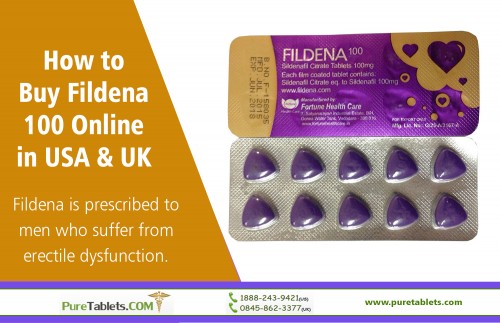 How to Buy Fildena 100 Online in USA & UK for treating erectile dysfunction at https://www.puretablets.com/fildena

Fildena 100 comes as an advanced prescription which is much effective and result-oriented than the traditional ones. The basic ingredient is nothing different than Sildenafil Citrate; the drug comes with upgraded performance ability and effectiveness. How to Buy Fildena 100 Online in USA & UK concentrating on the blocked arteries and reduced blood flow the medicine pumps up extra blood to the penile resulting in a stronger erection within a very short period of time.

Our Products:

Buying Fildena 50 Without Prescription in USA & UK
How to Buy Fildena 100 Online in USA & UK
Buy Fildena
Buy Fildena online
Fildena
Fildena 100
Fildena 50


Read Our More Blogs:

http://buysuperp-force.brushd.com/pages/kamagra-oral-jelly-for-sale
http://superpforcetablets.spruz.com/purchase-super-p-force-pills.htm
https://penzu.com/p/5c0b3a34
https://buysuperpforcetablets.page4.me/how_to_buy_fildena_100_online.html
http://www.superpforcesideeffects.websiteworks.com
http://all4webs.com/superpforcepill
http://superpforcereviews.tripod.com/

Follow On Our Social Media:

https://twitter.com/SuperPForcepill 
https://www.instagram.com/superpforcepill  
https://www.pinterest.com/SuperPForcepill
https://www.dailymotion.com/puretablets
https://plus.google.com/u/0/105113957304564965598