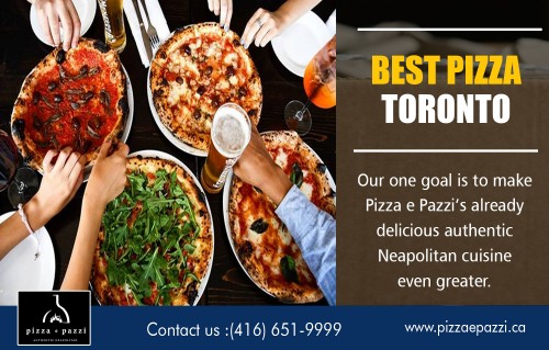 Make A Reservation at Pizza Restaurant Toronto at https://www.pizzaepazzi.ca/order-italian-food-online

Services-
Best pizza toronto
Best pizza in toronto
toronto best pizza
Pizza Restaurant Toronto

For more information about our services click below links-
https://www.pizzaepazzi.ca/ 
https://www.pizzaepazzi.ca/online-reservation

Are you looking at your options in Pizza Restaurant Toronto in the hopes of planning a fantastic summer celebration at one? It is a good idea to bring together the kid's baseball team for a meal to celebrate a successful season or to bring along friends for a fun birthday celebration.

Address- 1182 St Clair Ave W, Toronto, ON M6E 1B4
Phone- (416) 651-9999
Email- info@pizzaepazzi.ca
Visit here- https://goo.gl/maps/5kcTPLg5VL72

Social:
https://twitter.com/restaurantpasta
https://www.facebook.com/Best-Pasta-Toronto-217732532074452
https://www.pinterest.com.au/restaurantpasta/
https://plus.google.com/113386232999533632336
https://photos.app.goo.gl/nuOQWBeXLjiPjHEA2