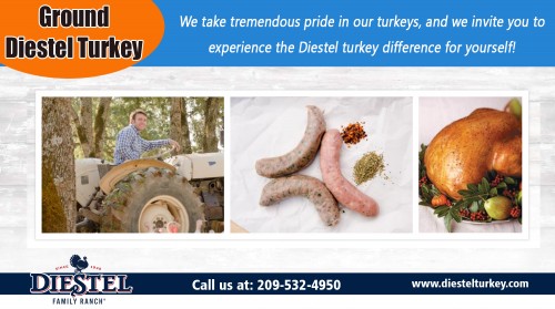 Cooking a perfect juicy Roasted Diestel Turkey for Thanksgiving at https://diestelturkey.com/fresh-roasted-no-salt-turkey-breast

Service us
roast diestel turkey
smoked diestel turkey
diestel turkey breast
thanksgiving diestel turkey
ground diestel turkey

The majority of Ground Diestel Turkey is made from excess thighs and also drumsticks as opposed to the a lot more pricey white meat. Talk about functional; our Ground Diestel Turkey dishes can do all of it. This leaner cousin of Ground Diestel Turkey is a healthy and also delicious protein. Beyond scrumptious fast dishes like turkey burgers and kebabs, do not ignore the sluggish cooker Ground Diestel Turkey recipes like our turkey stew, chili, meatloaf, as well as our remarkable one-pot turkey frying pan pie.

Contact us 
22200 Lyons Bald Mountain Rd, Sonora, CA 95370, USA 
Call Us: +1 2095324950 

E-Mail: info@diestelturkey.com

Find us 
https://goo.gl/maps/nP8p8YfXNhs

Social
https://www.smore.com/u/smokedturkey
https://list.ly/Smokedturkey/
http://roastturkey.netboard.me
https://www.reddit.com/user/Smoked-Turkey/
http://twitxr.com/roastedturkey
