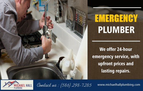 Emergency Plumber is known for several years of experience at https://michaelhallplumbing.com/ 

Find Us : https://goo.gl/maps/pALuBibGVN62 

Emergency Plumber services are one of the essential services needed in every house today. This profession can be tough at times and should be handled professionally if the desired results are to be achieved. While some plumbing needs can be handled on a daily basis, some are complicated including the installation and repair of water pipes, taps, valves and washers among other things. Hiring a professional plumber is essential and comes with some benefits.

Our Sevices : 

Plumber 
Plumbing Services 
Emergency Plumber 

Email : info@michaelhallplumbing.com 
Phone : (586) 298-7285 

Social Links : 

https://plus.google.com/104038123563387388538 
https://www.youtube.com/channel/UCzu_e5ZOfuUAhgV_DhAXTMg 
https://twitter.com/PlumberOakland 
https://in.pinterest.com/plumberoakland/ 
https://www.instagram.com/plumberoakland/