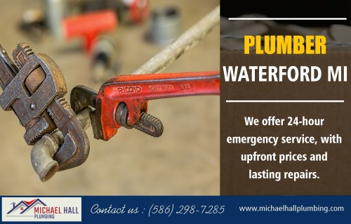 Plumber in Waterford MI for drainage and plumbing services at https://michaelhallplumbing.com/oakland-county/ 

Find Us : https://goo.gl/maps/pALuBibGVN62 

Are you someone who is tired of making repairs to the faucet in your kitchen or the basin in your bathroom? Are you dreading the weekend plumbing project to replace a kitchen sink or bathroom vanity? If so, then it is about time that you call a professional Plumber in Waterford MI expert to come and assist you with this issue. A plumber can fix sewage lines, plumbing lines, leaks, and can make new installations in your home. 

Our Sevices : 

Plumber 
Plumbing Services 
Emergency Plumber 

Email : info@michaelhallplumbing.com 
Phone : (586) 298-7285 

Social Links : 

https://plus.google.com/104038123563387388538 
https://www.youtube.com/channel/UCzu_e5ZOfuUAhgV_DhAXTMg 
https://twitter.com/PlumberOakland 
https://in.pinterest.com/plumberoakland/ 
https://www.instagram.com/plumberoakland/