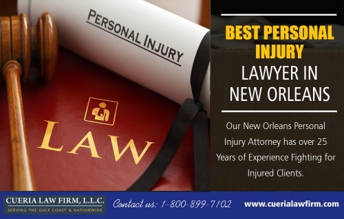 Find advantages to getting the best personal injury lawyer in New Orleans at https://www.cuerialawfirm.com/ 

Service us 
Personal Injury Attorney New Orleans		
personal injury attorneys in new orleans louisiana
New Orleans Accident Lawyer		
best personal injury lawyer in new orleans
accident attorney new orleans

The good news is there are programs you can enroll in that will help you get back on your feet and head in the right direction. Best personal injury lawyer in New Orleans will know all about these programs and help you to choose the most effective for your needs. Upon completion of such a program, you may even become eligible to have your criminal record wholly cleared! It's possible for you to fight this charge yourself, but an experienced attorney by your side will be of immense value to you in many ways.

Contact us 
Add- 700 Camp Street,Suite 316,New Orleans, Louisiana 70130

Toll Free: 1-800-899-7102
Phone: 504-525-5211
Fax: 504-525-3011

Email-cuerialaw@gmail.com 

Find us 
https://goo.gl/maps/U8pUFYi5PBJ2

Social 
https://twitter.com/brentcueria
https://www.pinterest.com/NewOrleansAccident/
https://en.gravatar.com/neworleansaccident
http://www.alternion.com/users/accidentattorneynew/
http://uid.me/neworleansaccident