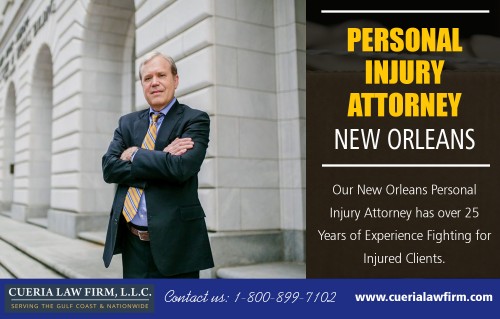 Personal Injury Attorney in New Orleans Specialists specialized in crime cases at https://www.cuerialawfirm.com/

Service us 
Personal Injury Attorney New Orleans		
personal injury attorneys in new orleans louisiana
New Orleans Accident Lawyer		
best personal injury lawyer in new orleans
accident attorney new orleans

An appropriate selection, however, does not mean you merely open up the local phone directory or perform a cursory search online and base a choice on the advertisement you come across. To reiterate, there will be life-altering consequences which can occur when an adverse judgment is issued. The way to avoid this would be to hire an attorney that is intimately capable of providing you with the best available representation. To acquire such an image, you will need to follow a few established steps for making sure you are working with Personal Injury Attorney in New Orleans that will be effective.

Contact us 
Add- 700 Camp Street,Suite 316,New Orleans, Louisiana 70130

Toll Free: 1-800-899-7102
Phone: 504-525-5211
Fax: 504-525-3011

Email-cuerialaw@gmail.com 

Find us 
https://goo.gl/maps/U8pUFYi5PBJ2

Social 
https://www.facebook.com/cuerialawfirm/
https://twitter.com/brentcueria
http://neworleansaccident.strikingly.com/
https://enetget.com/NewOrleansAccident
https://kinja.com/neworleansaccident