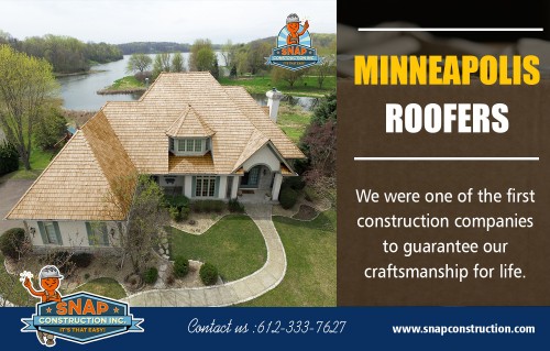 Roofing contractor offer services for cold and snowy regions at https://www.snapconstruction.com/

Services:-
roofing minneapolis mn
minneapolis roofers
minneapolis roofing
roofing company minneapolis mn
minneapolis roofing

For more information about our services click below links:-
https://www.snapconstruction.com/affordable-window-replacement-mn/
https://www.snapconstruction.com/top-replacement-windows-minneapolis-mn/

If you’re a homeowner and want to have a roof installed at a reasonable price, asphalt shingles roofs are an ideal and cost-effective solution. Roofing Minneapolis mn requirements are somewhat different from other cities because of the harsh weather, and these roofs are a popular choice among homeowners there. These roofs are not that durable as compared to other tents made up of metal, slate, cedar shakes, or clay tiles, but they still provide enough protection and attraction to the house at a decidedly less cost.

Contact us:
Add : 8200 Humboldt Avenue South #120, Minneapolis, MN 55431
Mail : contact@snapconstruction.com
Ph. No. : 612-333-7627

Visit here: 
https://goo.gl/maps/LtxYjnXYoxx

Social:
https://www.facebook.com/snapconstruction
https://twitter.com/@snap_mn
https://www.pinterest.com/mnroofing/
https://plus.google.com/+SnapConstructionMinneapolis
https://www.youtube.com/user/snapconstruction
https://www.linkedin.com/company/snap-construction