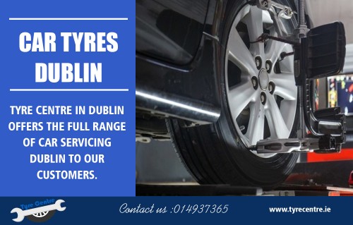 Car Tyres in Dublin are available in decent prices and from leading brands at https://tyrecentre.ie/

Our Services : 

car tyres dublin
tyres dublin
cheap tyres dublin
dublin car tyres
dublin cheap car tyres

All these will add to exactly how the car is mosting likely to perform. These will verify the speed that you ought to go depending upon the purpose as well as problem where you will certainly use the vehicle. You need to position terrific importance in exploring Car Tyres in Dublin when you intend to buy a car. These ought to be a crucial factor to consider that you have to think of in addition to the car's brand name, physical look as well as its engine.

Tel: 014937365
Office: 014937365
Email: info@tyrecentre.ie

Social Links : 

https://twitter.com/cheaptyresdub
https://www.facebook.com/TyreCentre-403158513487119/
https://plus.google.com/105870631771996485388
https://www.youtube.com/channel/UCzZ3aJ6NuRaSWLwbrk6tEXw
https://www.pinterest.ie/cartyresdublin/