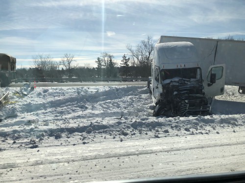 Polar Vortex 2019 Chicago Truck Accident #PolarVortex