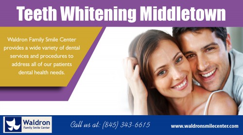 Teeth whitening in Middletown revitalize your smile with whitening services at https://www.waldronsmilecenter.com/about/

Service us
dentists middletown
family dentist middletown
invisalign teeth whitening clinic middletown
teeth whitening middletown
invisalign middletown

Orthodontics is the dental specialty which focuses on the correct alignment of the teeth and jaws. "Ortho" means correct and "don't" means teeth. So orthodontics is the proper alignment of the teeth. The specialty of orthodontics within the dental field has been around for well over a hundred years and was the first recognized specialty within the dental field. Find teeth whitening in Middletown for best dental treatment. 

Contact us
Address-350 Silver Lake-Scotchtown Rd,Middletown, NY 10941 USA
Phone: (845) 343-6615

Find us
https://goo.gl/maps/ERJSMNxeRXG2

Social
https://www.crunchyroll.com/user/cosmeticdentistmiddletown
https://itsmyurls.com/middletown
https://www.twitch.tv/invisalignmiddletown/videos
https://www.diigo.com/user/dentistsmiddleto
https://www.facebook.com/Waldron-Family-Smile-Center-1382364928676969/