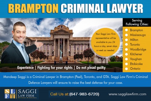 Fraud under 5000 in Brampton & Mississauga - Finding One That Will Best Serve You at http://saggilawfirm.com/

Service us 
fraud under 5000 in Brampton & Mississauga
Fraud over 5000 first offence in Brampton & Mississauga
first offence assault ontario in Brampton & Mississauga
failing to comply with recognizance in Brampton & Mississauga
mischief under 5000 criminal code in Brampton & Mississauga

A criminal lawyer is chosen carefully. One of several duties of the criminal lawyer would be to provide counsel of defense for their clients. To be able to correctly do that, a lawyer must reserve their personal viewpoint in regards to a situation. They must reserve the judgment regarding the guilt or innocence of their client. Fraud under 5000 in Brampton & Mississauga often tends to make appearances within the courtroom. Along with presenting their case at trial. They will see through a case from beginning to end. For example, these types of lawyers should appear at bail proceedings along with other administrative proceedings.

Contact us
2250 Bovaird Dr E #206, Brampton, ON L6R 0W3, Canada
PHONE- +1 647-983-6720

Find us 
https://goo.gl/maps/Mrs2VTBpHS22

Social 
https://www.instagram.com/bailhearingcanada/
https://twitter.com/BramptonLawyers
https://www.flickr.com/photos/157948196@N03/
https://pinterest.com/BramptonLawyers/
http://hawkee.com/profile/655115