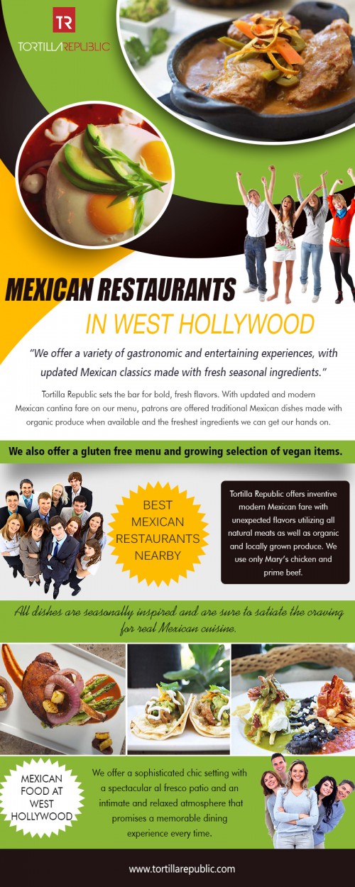 Mexican Restaurants In Laguna Beach with traditional beverages and island's best coffee at https://tortillarepublic.com

Service us 
Mexican Restaurants In Laguna Beach
Tacos Near Laguna Beach
Best Mexican Restaurants Nearby
Mexican Food at Laguna Beach
Mexican Restaurants Near Laguna Beach

Mexican Restaurants In Laguna Beach are famous for their food and impeccable services. It is a great idea to browse through the multiple dining options matching your budgetary limitations while also checking out for some special offers. The city also hosts some of the restaurant brands from other parts of the world like and successfully translating the same quality, taste and ambiance on an In Laguna Beach platter. Mexican Restaurants In Laguna Beach can range from traditional to contemporary, dangerous to wow- be it what you like!


Contact us
HAWAII
2829 Ala Kalanikaumaka St.
Koloa, HI 96756
(808) 742-8884
Email us at: infolaguna@tortillarepublic.com

Find us 
https://goo.gl/maps/oR5zdZfma3T2

Social
http://www.alternion.com/users/TacosNearMe/
https://in.pinterest.com/MexicanRestaurantsNearby/
https://www.instagram.com/mexicanrestaurants_/
https://twitter.com/TacosNearMe
https://www.behance.net/MexicanRestaurants