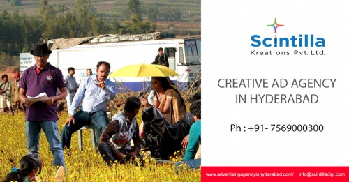 Scintilla Kreations is the best creative Advertising Agency in Hyderabad – Experts in Branding & Advertising Services- Creative Ad Film, Corporate Film Makers, corporate presentation video makers, documentary videos, branding solutions & Graphic Walkthrough Video makers in Hyderabad.
• Visit our website: http://www.advertisingagencyinhyderabad.com/
• For more details call us: 9030006330 // reach us: #8-3-993, Plot No.7, Doyen Galaxy, 2nd Floor, Srinagar Colony, Hyderabad, Telangana 500073