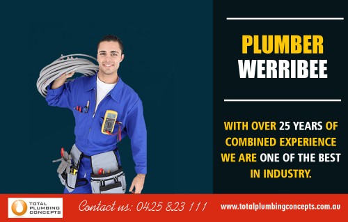 Hire Plumber Werribee with highly experienced team AT http://totalplumbingconcepts.com.au/plumber-werribee/
Find us on our google map : https://goo.gl/maps/cboqq44i2q12

Most homeowners do not own such advanced equipment and a professional Plumber Werribee will only be able to handle such equipment properly. You should seek assistance of a plumber who has the ability to professionally arrest the supply of water completely from entering your home. If you have a problem of backed up showers, tubs, or toilets, then you should know that this problem is most likely linked with your main line. Special tools are required in order to halt the water supply from coming into your home.
Social : 
http://nickmcguane.brandyourself.com/
https://about.me/NickMcGuane
http://moovlink.com/?r=GhYSBhMcR1BcQDo4NjgxNjFmNg&id=AlBUVDo3MTQyYWNjYQ

Street Address — 35 Waters dr Seaholme
Suite/Office — 2/21Gervis dr, Werribee, Victoria, 3030
Primary Phone Number — 0425823111
Primary Email — Info@totalplumbingconcepts.com.au