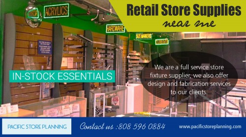 Finding Retail Store Supplies Near Me for Competitive Prices at https://www.pacificstoreplanning.com

Find us on Google Map : https://goo.gl/maps/YU8XUR9UAes

You'll want to get a good idea of how fast the distributor ships orders. Inevitably, a small business like yours will find itself needing certain supplies on short notice. When this happens, you'll want to know that your distributor is able to meet your Retail Store Supplies Near Me needs quickly. This being the case, when you are looking for a distributor, you should always ask a representative to talk to you about their average shipping times. Knowing how long it takes for an order to arrive is vital information for any business.

My Social :
https://followus.com/storemannequins
https://storemannequins.kinja.com/
http://www.apsense.com/brand/pacificstoreplanning
https://retailsupplieshawaii.blogspot.com/

Pacific Store Planning

955 Kawaiahao St # 3, Honolulu, HI 96814,USA
Call Us : +1-808-596-0884
Fax : +1-808-596-2819
Email : sales@pacificstoreplanning.com
Hours of Operation:
Monday To Friday : 0800Hrs–1630Hrs
Saturday & Sunday : Closed

Our Services:

In Stock Store Fixture
Store Design & Consultation
Concept through project completion
Fixture Design & Fabrication
Value Engineering
Let us help you!