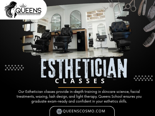 In your esthetician classes, you’ll receive hands-on training in a wide range of beauty treatments and techniques. These skills are essential for providing the services clients are looking for at salons, spas, or dermatology clinics.

Click here for more info about Esthetician Classes: https://queenscosmo.com/esthetician-program/

Official Website: https://queenscosmo.com/

Queens Cosmetology and Esthetics School

Address: 9405 Menaul Blvd NE, Albuquerque, New Mexico 87112 
Phone: +15052258642
Email: queenscosmoschool@gmail.com
Find Us On Google Map: https://maps.app.goo.gl/pqmvqFL8v2PUoBnCA

Our Profile: https://site.pictures/queenscosmo

See More:

https://v.gd/nv5rIH
https://v.gd/zl5K0K
https://v.gd/lUKpmo
https://v.gd/sORpz8
