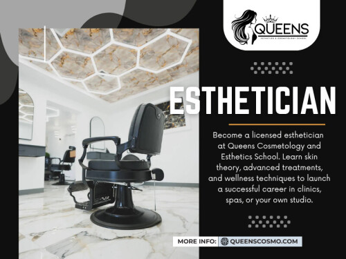 The foundation of your journey in becoming an esthetician begins with a thorough understanding of skin science. Esthetician schools in Albuquerque provide students with essential training in the science of skin care, anatomy, and common skin conditions.

Click here for more info about Esthetician: https://queenscosmo.com/esthetician-program/

Official Website: https://queenscosmo.com/

Queens Cosmetology and Esthetics School

Address: 9405 Menaul Blvd NE, Albuquerque, New Mexico 87112 
Phone: +15052258642
Email: queenscosmoschool@gmail.com
Find Us On Google Map: https://maps.app.goo.gl/pqmvqFL8v2PUoBnCA

Our Profile: https://site.pictures/queenscosmo

See More:

https://v.gd/Ut1rIl
https://v.gd/nv5rIH
https://v.gd/zl5K0K
https://v.gd/lUKpmo