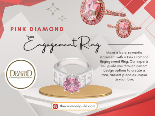 Pink Diamond Engagement Ring