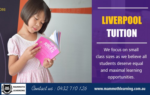 Liverpool Math Tutoring can help your child to ace their exam at https://www.mammothlearning.com.au/

Find Us On Google Map : https://goo.gl/maps/Fg5RJUCpE37q82wS9

The ability to foster life-long learners through children can be a difficult task, especially when their brain and concentration is still young and developing. At Mammoth Learning, our list of English and Liverpool Math Tutoring, are able to address these elements as we only use Qualified School Teachers. We ensure that your child obtains the mental nourishment they need to perform well in and out of school. Our teachers have the experience in managing child behaviour for great results.

My Social:
https://medium.com/@liverpooltutor
https://catherinehawthorne.contently.com/
http://liverpooltutor.strikingly.com/
https://www.instructables.com/member/liverpooltutor/

Liverpool Tutoring

Phone : +61 432 710 126
Email : hello@mammothlearning.com.au
Suite 7 247 Macquarie Street Liverpool, New South Wales, Australia 2170
Opning Hours-
Monday To Thursday : 4:30 AM –6:30 PM, Saturday :9 AM– 1 PM,
Friday & Sunday : Closed

Services :
Liverpool English Tutoring
Liverpool Maths Tutor
Liverpool Primary Tutoring
Liverpool Tuition
Liverpool Tutor
Liverpool Tutoring