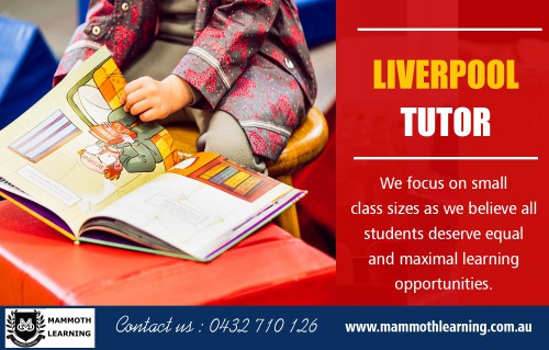 Liverpool tutor for Math and English at https://www.mammothlearning.com.au/

Find Us On Google Map : https://goo.gl/maps/Fg5RJUCpE37q82wS9

As your child progresses through their schooling years, they will need all the help they can get, which of course can be aided through the support of our tutoring programs. This applies to all children of all scenarios and circumstances, learning difficulties can be infectious and a real dilemma if left unattended. Using a Liverpool TUtor for your child can deliver many benefits to both you and your child.

My Social:
https://ello.co/liverpooltutor
https://archive.org/details/@liverpooltutor
https://profiles.wordpress.org/liverpooltutor/
https://www.ted.com/profiles/13133247

Liverpool Tutoring

Phone : +61 432 710 126
Email : hello@mammothlearning.com.au
Suite 7 247 Macquarie Street Liverpool, New South Wales, Australia 2170
Opning Hours-
Monday To Thursday : 4:30 AM –6:30 PM, Saturday :9 AM– 1 PM,
Friday & Sunday : Closed

Services :
Liverpool English Tutoring
Liverpool Maths Tutor
Liverpool Primary Tutoring
Liverpool Tuition
Liverpool Tutor
Liverpool Tutoring