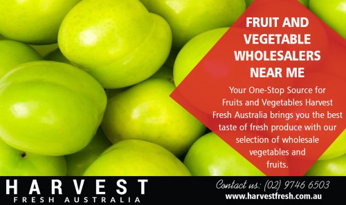 Find the best fruit and vegetable wholesalers near me at https://harvestfresh.com.au/

Visit :
https://harvestfresh.com.au/contacts/
https://harvestfresh.com.au/fruits-range/

Find Us : https://goo.gl/maps/YsCXEK2ZgHTUX9U78

Far from offering just staple foods, you will have all manner of ingredients that you require for your recipes. Everything from individual cuts of meat and more unusual fish to exotic fruit and vegetables, and not forgetting an exceptional range of herbs, spices, and other seasonings, are available. Whatever you are looking for, there is a good chance that you will be able to find it through the use of fruit and vegetable wholesalers near me services.

Social Links :

https://fruitandvegsuppliers.contently.com/
https://medium.com/@wholesalefruit
https://followus.com/fruitandvegsuppliers
https://disqus.com/by/wholesalefruitandveg/

Harvest Fresh

Address : 9 South Road, Sydney Markets,
Sydney New South Wales 2129, Australia
Website : www.harvestfresh.com.au
Email : info@harvestfresh.com.au
Phone : (02) 9746 6503
Fax : (02) 8362 9917
Working Hours : Open 24/7

Product/Services :

Fruit And Veg Suppliers
Fruit And Vegetable Suppliers
Fruit And Vegetable Providers
Sydney Fruit And Vegetable Suppliers