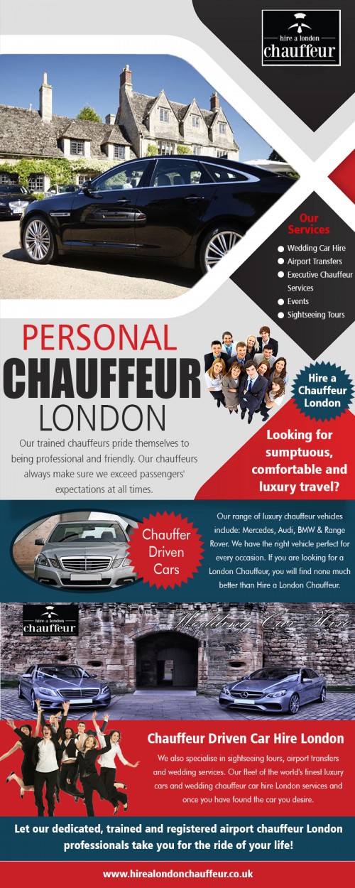 Reasons to Hire A Chauffeur London at https://www.hirealondonchauffeur.co.uk/chauffeur-driven-cars/

Find us on : https://goo.gl/maps/PCyQ3qyUdyv

Often you'll sit in awe as you watch your favorite celebrity being whisked away in an executive chauffeur drive vehicle and you wonder if it will ever be your chance. There are many reasons why Hire A Chauffeur London is a convenient and practical solution, adding excitement and fun to your experience. It is common to choose an executive chauffeur drive vehicle where you can sit back and relax and let the driver get you to your airport terminal with ease.

TSDA Trans Ltd London

Address: 31 Ellington Court,
High Street, London, N14 6LB
Call Us On +447469846963, +442083514940
Email : info@hirealondonchauffeur.co.uk

My Profile : https://site.pictures/chauffeurhire

More Images :

https://site.pictures/image/J69cW
https://site.pictures/image/J6IYp
https://site.pictures/image/J6gMO
https://site.pictures/image/J6wsl