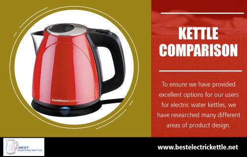 Cordless Electric Ivation Kettle has a unique and sleek design at http://bestelectrickettle.net/

Since you will be dealing with hot water, safety should be a primary concern when choosing a kettle. Most models feature an auto shutoff function, which means that once the water is boiling the heating element turns off to prevent overboiling and spilling. Another essential feature is boil-dry protection, which means that the kettle won’t heat up if the pot is empty. Some high-end models even feature stay cool construction, saying the sides of the pot won’t get hot even as the water is boiling. Check out your kettle to make sure that these features come standard.

My Social :
https://bestelectrickettle.contently.com/
https://itsmyurls.com/aicokkettle
https://www.allmyfaves.com/aicokkettle/
https://bestelectrickettle.journoportfolio.com/

Deals In....
Aicok Electric Kettle
Best Electric Glass Tea Kettle
Electric Kettle
Electric Tea Kettle Reviews
Electric Tea Kettle
Electric Water Kettle
Glass Tea Kettle
Kettle Comparison