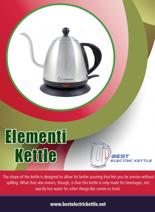Aicok kettle is a pleasant combination of high technology and intuition into one at https://bestelectrickettle.net/best-cheap-electric-kettle/

Electric : 

Elementi kettle

Heating the water may be more comfortable and quicker if you use an electric appliance especially designed for this. These may also be called aicok kettle and are perfect for a great deal of kitchen programs, such as brewing coffee, baby formula, instant noodles, and oatmeal. Furthermore, they won't remain dry on the hot stove if you forget about it. Keep in mind; it is not better to boil the water but to utilize it until it boils. Read aicok kettle reviews to receive a lot better purchase alternative.

Social Links : 

https://twitter.com/AicokKettle
https://www.instagram.com/aicokkettle/
https://www.pinterest.com/bestelectrickettle/
https://remote.com/aicokkettle
https://en.gravatar.com/aicokkettle