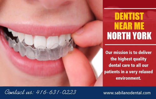 Dentist near me in North York with modern dental procedures at http://sabilanodental.com/about-the-doctors

Service
dentist North York
Teeth whitening Fishers
Dentist near me North York
family dentist North York

If there's anything more satisfying than being relieved of pain caused by an aching tooth - it's when you can afford the cost of that dental procedure. Most dentists assure quality dental care, but there are dentists who - in their endeavors to accommodate more patients waiting every day - deliberately perform procedures faster than they usually should when the clinic is not filled with patients. Check out Dentist near me in North York services for quality work. 

Office: 416-631-0223
Fax: 416-631-6531
Email: drrsabilano@rogers.com

Find us-
https://goo.gl/maps/JZ7kE1sh3KD2

Social
http://www.apsense.com/brand/sabilanodental
https://www.reddit.com/user/TeethwhiteningFisher
https://dashburst.com/dentistnorthyork
https://snapguide.com/dentist-north-york/
https://www.twitch.tv/dentistnorthyork/videos