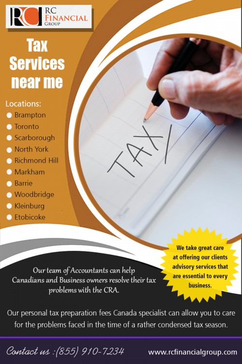 Income Tax Accountants Near Me with proper tax planning services

 At https://rcfinancialgroup.com/hst-audit-in-toronto/


Find Us: https://goo.gl/maps/DNLrs7a6SThe1FQk9

Our Services:

Best Tax Accountants Near Me
Business Tax Accountant In My Area
Personal Accountant Near Me
Real Estate Accountants Near Me
Small Business Accountant Fees
Tax Services Near Me
Trust Accountants Near Me

Tax accountants are available on several different levels and can help out with different needs. Income Tax Accountants Near Me do your taxes according to their well-proven methods. Our services are best for straightforward tax situations. The tax preparers will have differing levels of experience.

Our Serving Areas
3300 Highway 7 #704, Concord, ON L4K 4M3, Canada
2250 Bovaird Dr E #607, Brampton, ON L6R 0W3, Canada
4915 Bathurst St Suite #216, North York, ON M2R 1X9, Canada

Social---

https://www.pinterest.ca/adamleherfinanc/
https://www.facebook.com/RC-Financial-Group-1539411633000418/
https://enetget.com/Etobicokeaccount
https://www.unitymix.com/Etobicokeaccount