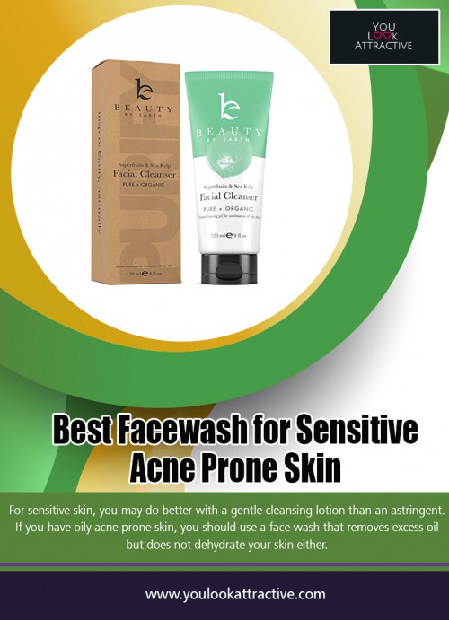 Best Facewash for Sensitive Acne Prone Skin natural solutions for the oily skin at https://www.youlookattractive.com/facewash-sensitive-acne-prone-skin/

The very first tip you must bear in mind while looking for acne treatment online entails picking something which agrees with your skin type. For sensitive skin, you will do better using a Best Facewash for Sensitive Acne Prone Skin about an astringent. In case you have oily acne prone skin, then you need to use a facewash which eliminates excess oil but doesn't irritate the skin. You need to pick something simple that you use regularly. If you discover that astringent fumes irritate your eyes, then you might be less prepared to use the product as directed.

My Social :
https://twitter.com/ulookattractive
https://www.pinterest.com/youlookattractive/
https://www.instagram.com/ulookattractive/
https://www.youtube.com/channel/UCfCQmox-uRrqalQtfWE5UKA