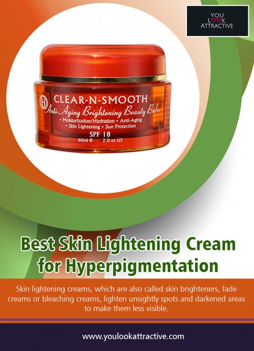 Even out your skin tone quickly with the Best Foundation for Hyperpigmentation at https://www.youlookattractive.com/skin-lightening-cream-hyperpigmentation/

Hyperpigmentation develops when the body produces an excess of a pure pigment known as melanin, which is responsible for skin color. It could happen to anybody, and it may have a significant toll on your self-esteem. Luckily, including a beautiful skin lightening lotion and vitamin C serum for hyperpigmentation for your beauty arsenal might help. Best Foundation for Hyperpigmentation with natural ingredients and vitamin C also assists in treatment.

My Social :
https://medium.com/@ulookattractive
https://list.ly/ulookattractive/lists
https://www.allmyfaves.com/ulookattractive
https://ulookattractiv.listal.com/