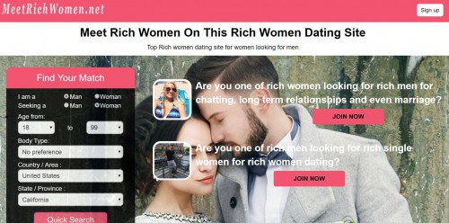 How to meet a rich woman? To find and meet a rich woman, the best choice is selecting the rich women dating site. It provides safe environment for rich women looking for men and men seeking rich single women.  http://www.meetrichwomen.net/