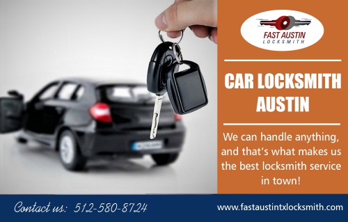 Have a transparent pricing policy with locksmith service in Austin at http://www.fastaustintxlocksmith.com/car-locksmith-austin-tx

Find us on Google Map: https://goo.gl/maps/tNp6RadMPNP2

Many of you often lose your car keys. Lost car keys are often complicated to find once lost. A lost car key often is the cause of worry of many a car owner as losing a car key means having to damage your very precious possession. Automotive locksmiths often come to the aid of car owners in such sticky situations — locksmith service in Austin for essential emergency car locksmith services.

Social :
https://twitter.com/FastAustinLocks
https://www.facebook.com/Fast-Austin-Locksmith-580401919048551
https://www.youtube.com/channel/UCwSpw0khsWZJui4any3ucUg
https://www.instagram.com/locksmithaustin/

Fast Austin Locksmith

701 Tillery Street, Suite B-1
Austin, Texas, 78702 USA
Call us : +1 512-580-8724
Email : contact@fastaustintxlocksmith.com,
fastaustinlock@gmail.com
Hours of Operation : 24/7

Services :
Car Locksmith Austin
Lock Installation Service near me
Lock Services near me
Locksmith Service Austin TX
Lost Car Keys Locksmith
Mobile Locksmith Service
Professional Locksmith