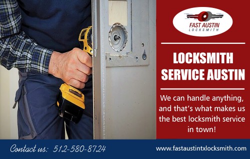 Local locksmith company for Car & Home near me where experts supply a vast array of security  at http://www.fastaustintxlocksmith.com/emergency-locksmith-service-in-austin

Find us on Google Map: https://goo.gl/maps/tNp6RadMPNP2

Local locksmith company for Car & Home near me services are often required and are essential. Locksmith services are needed when you are locked out of cars. The situation in such matters tends to get a bit too scary. Being locked out of your vehicle is every car owner's nightmare. Lockouts are more prone to happen at busy intersections. Locksmiths provide significant assistance in such matters. Auto locksmiths rely on intuition rather than expertise. The job of an auto locksmith is such that he has to fish in the dark for getting his job done.

Social :
https://list.ly/austinlocksmith/lists
http://padlet.com/locksmithservices
https://locksmithservices.netboard.me/
https://en.gravatar.com/locksmithservicestx

Fast Austin Locksmith

701 Tillery Street, Suite B-1
Austin, Texas, 78702 USA
Call us : +1 512-580-8724
Email : contact@fastaustintxlocksmith.com,
fastaustinlock@gmail.com
Hours of Operation : 24/7

Services :
Car Locksmith Austin
Lock Installation Service near me
Lock Services near me
Locksmith Service Austin TX
Lost Car Keys Locksmith
Mobile Locksmith Service
Professional Locksmith