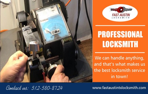 Commercial mobile locksmith service near Austin TX is available with mobile service at http://www.fastaustintxlocksmith.com/about-fast-austin-locksmith/

Find us on Google Map: https://goo.gl/maps/tNp6RadMPNP2

Locksmiths are now involved in more significant projects concerning security. Commercial mobile locksmith service near Austin TX providers are now offering security system installations to small offices, schools, shops, and even large corporations. In essence, a comprehensive locksmith service works for any institution, building, or property, regardless of size and coverage. For commercial services, professional locksmiths typically provide complex security systems, which involve security cameras and other advanced tools.

Social :
https://www.behance.net/austinlocksmith
http://www.alternion.com/users/austinlocksmith/
http://padlet.com/locksmithservices
https://locksmithservices.netboard.me/

Fast Austin Locksmith

701 Tillery Street, Suite B-1
Austin, Texas, 78702 USA
Call us : +1 512-580-8724
Email : contact@fastaustintxlocksmith.com,
fastaustinlock@gmail.com
Hours of Operation : 24/7

Services :
Car Locksmith Austin
Lock Installation Service near me
Lock Services near me
Locksmith Service Austin TX
Lost Car Keys Locksmith
Mobile Locksmith Service
Professional Locksmith